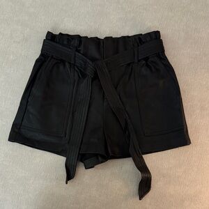 Zara Black High Waist Women's Shorts